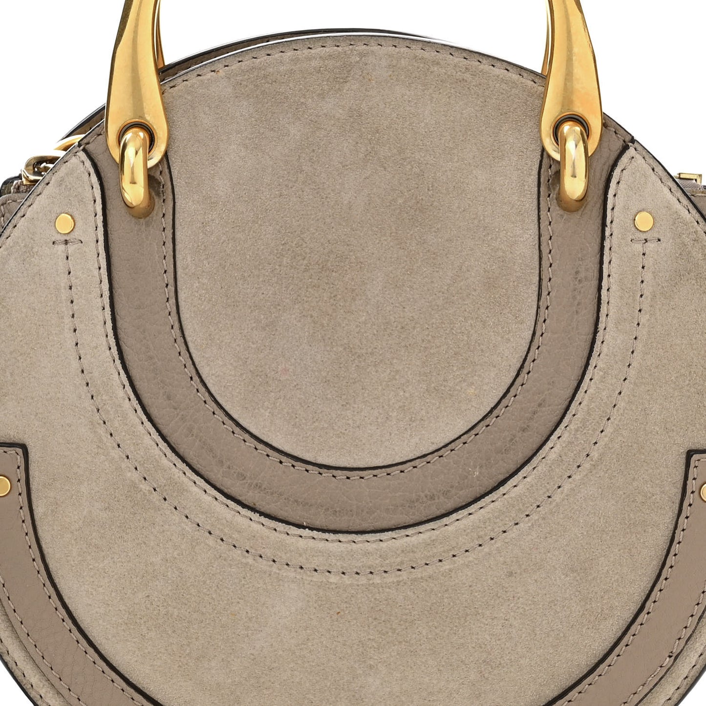 Calfskin Suede Small Pixie Bag Motty Grey
