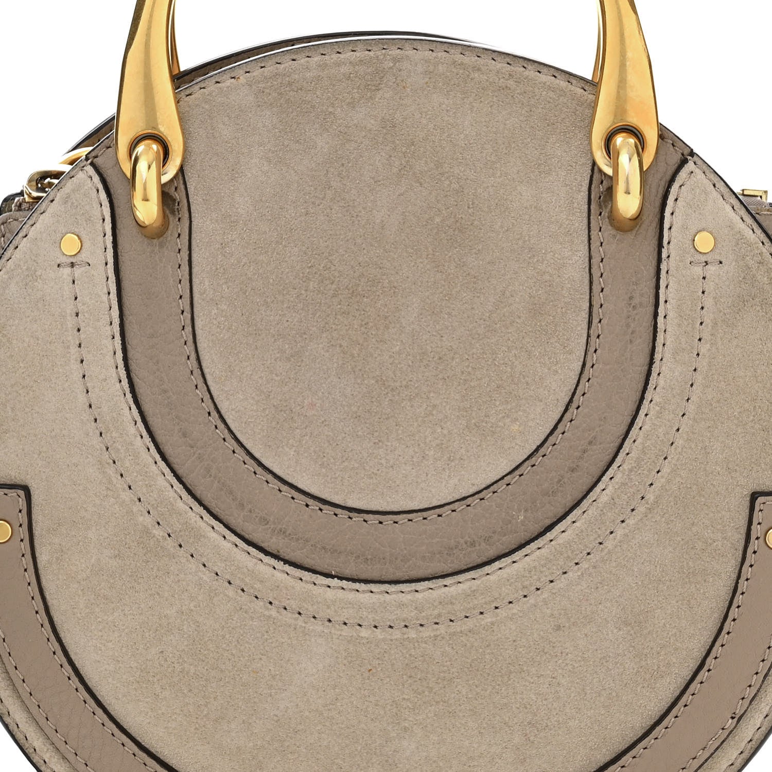 Chloe Calfskin Suede Small Pixie Bag Motty Grey 8 of 10