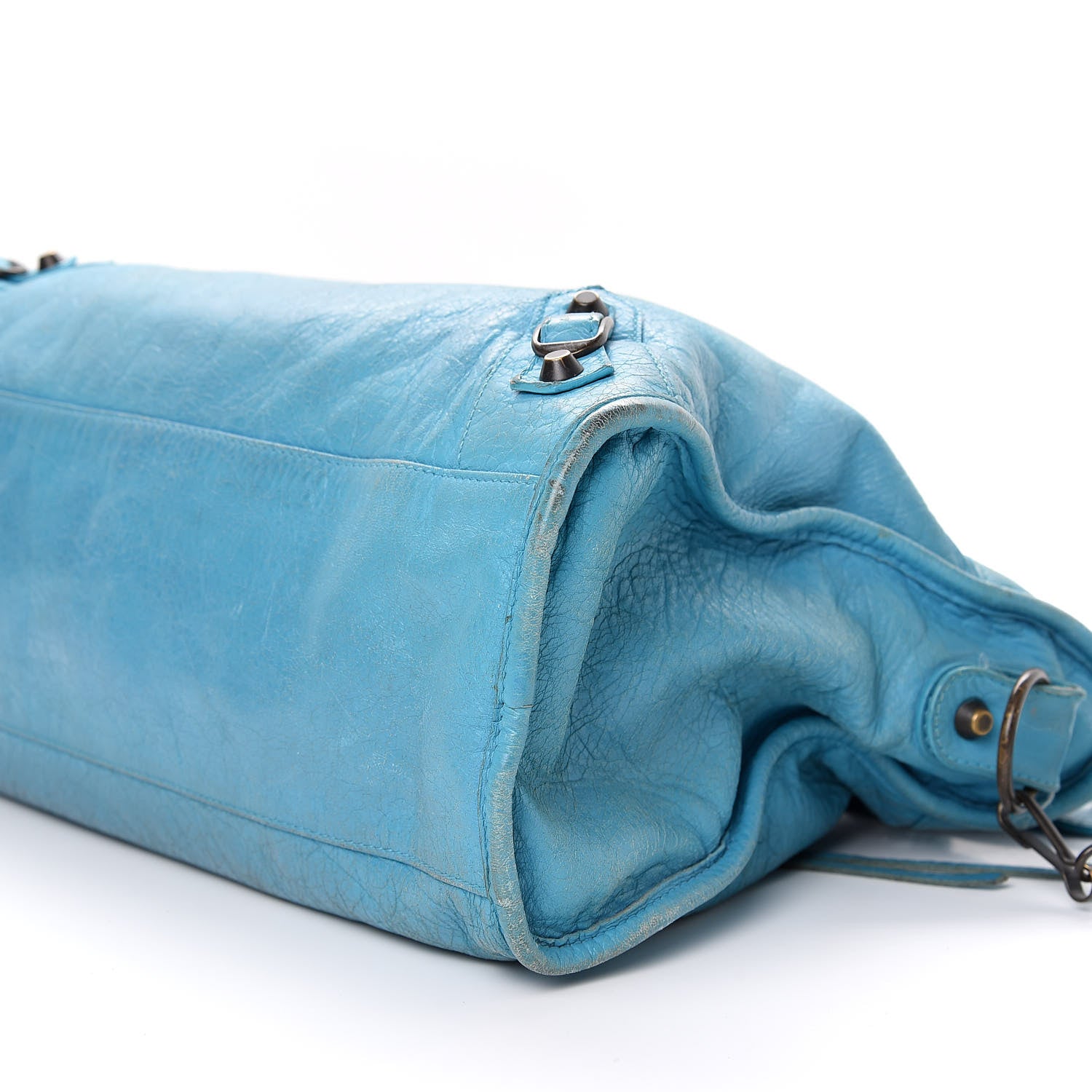 Balenciaga Agneau Classic Hardware City Bleu Paon 9 of 10