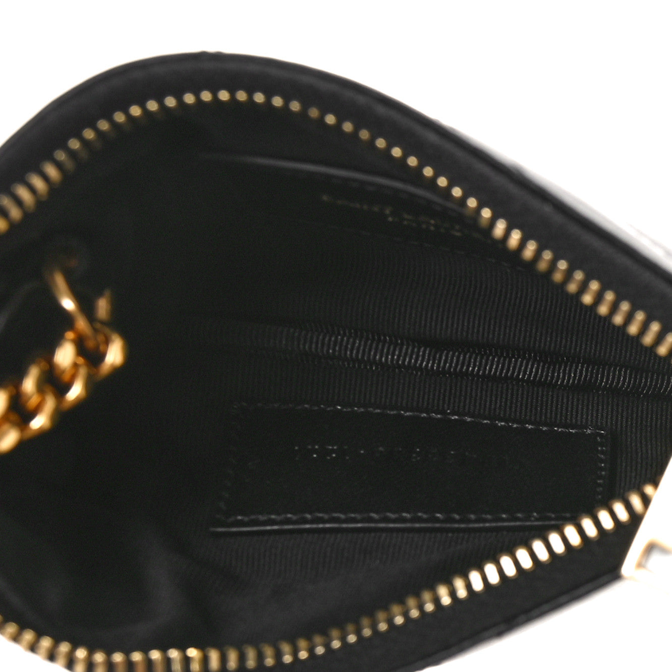 Calfskin Matelasse Monogram Key Pouch Black