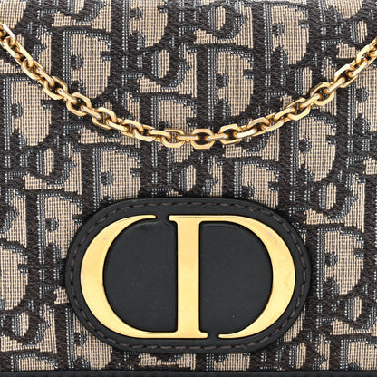 Christian Dior Oblique 30 Montaigne 2-In-1 Pouch Blue 9 of 14