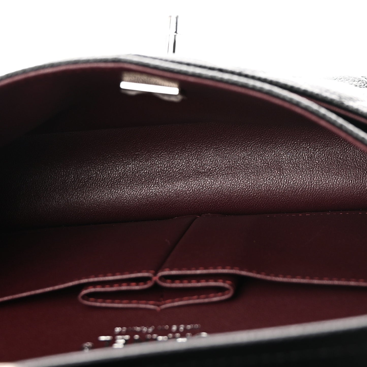 Caviar Quilted Small Double Flap Black