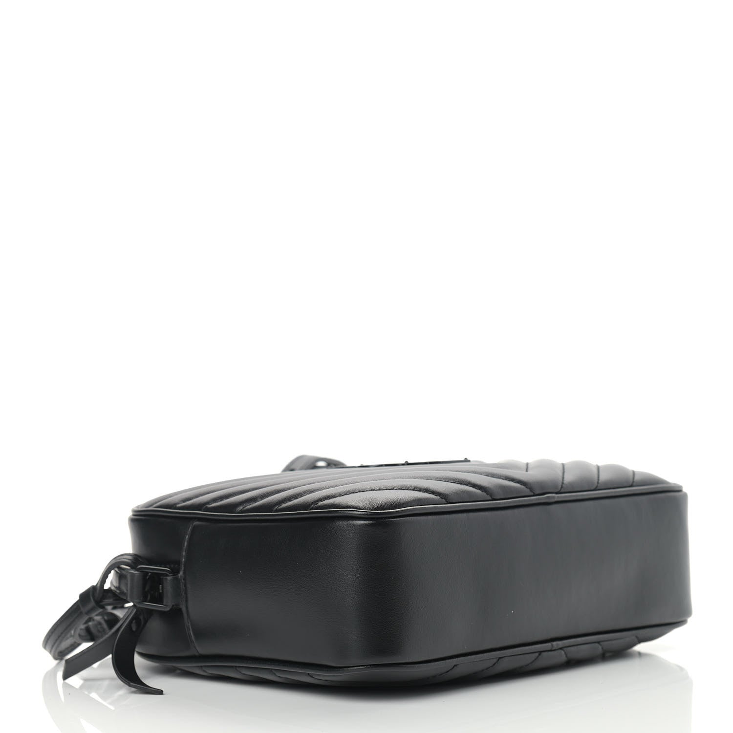 Saint Laurent Calfskin Matelasse Monogram Lou Camera Bag Black 4 of 11