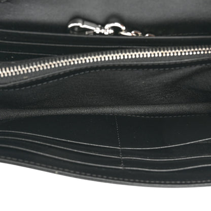 MCM Visetos Calfskin Large Patricia Wallet On Chain Black 5 of 13