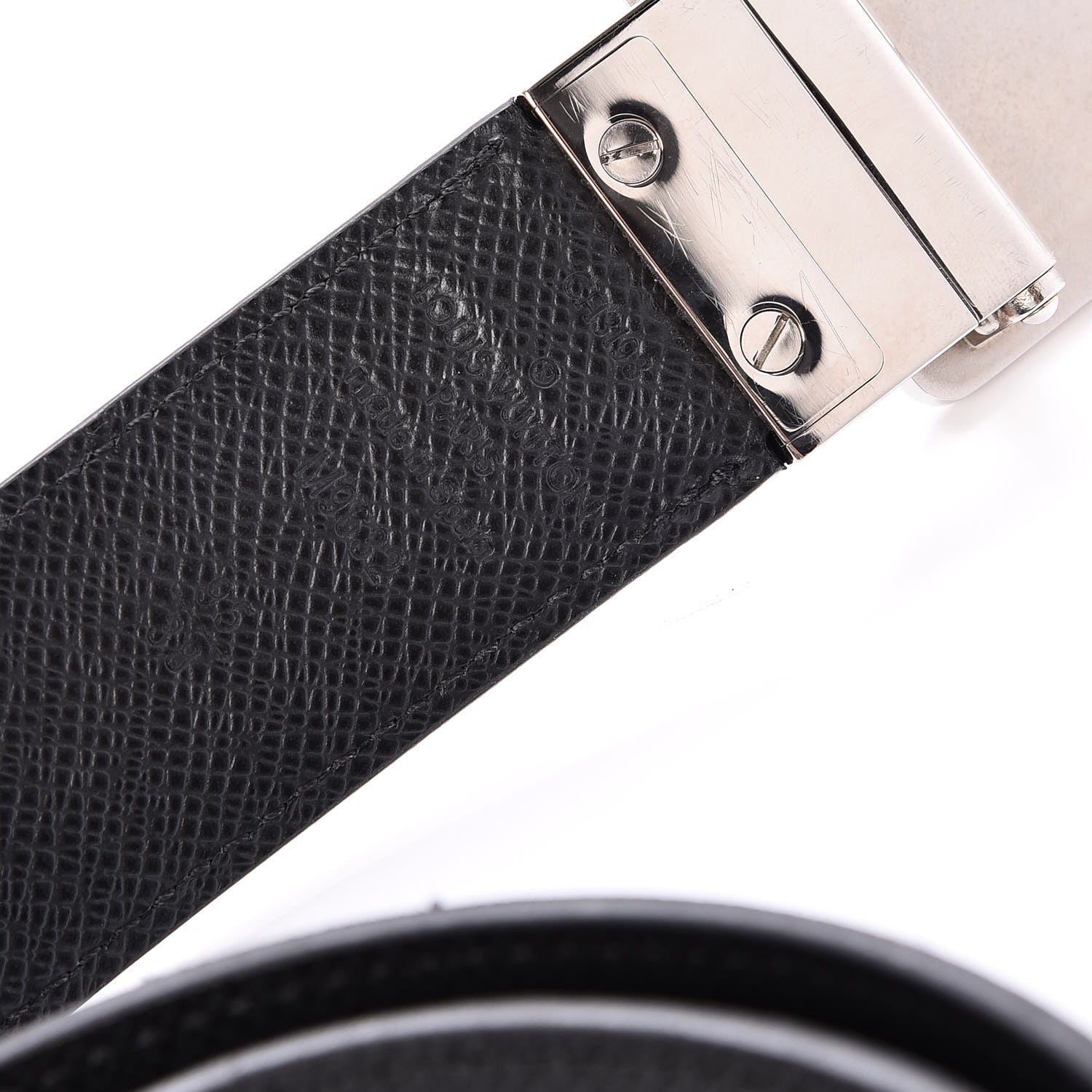 Louis Vuitton Damier Graphite 35mm LV Inventeur Reversible Belt 95 38 7 of 8