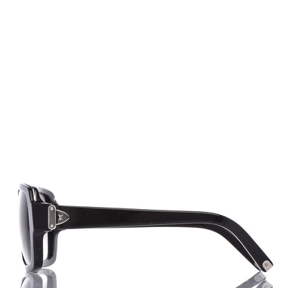 Louis Vuitton Soupcon Carre Sunglasses Z0484E Black Glitter 2 of 8