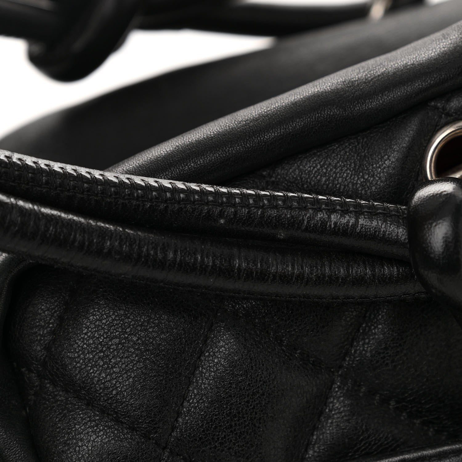 Chanel Calfskin Quilted Large Cambon Multipocket Reporter Black 17 of 17