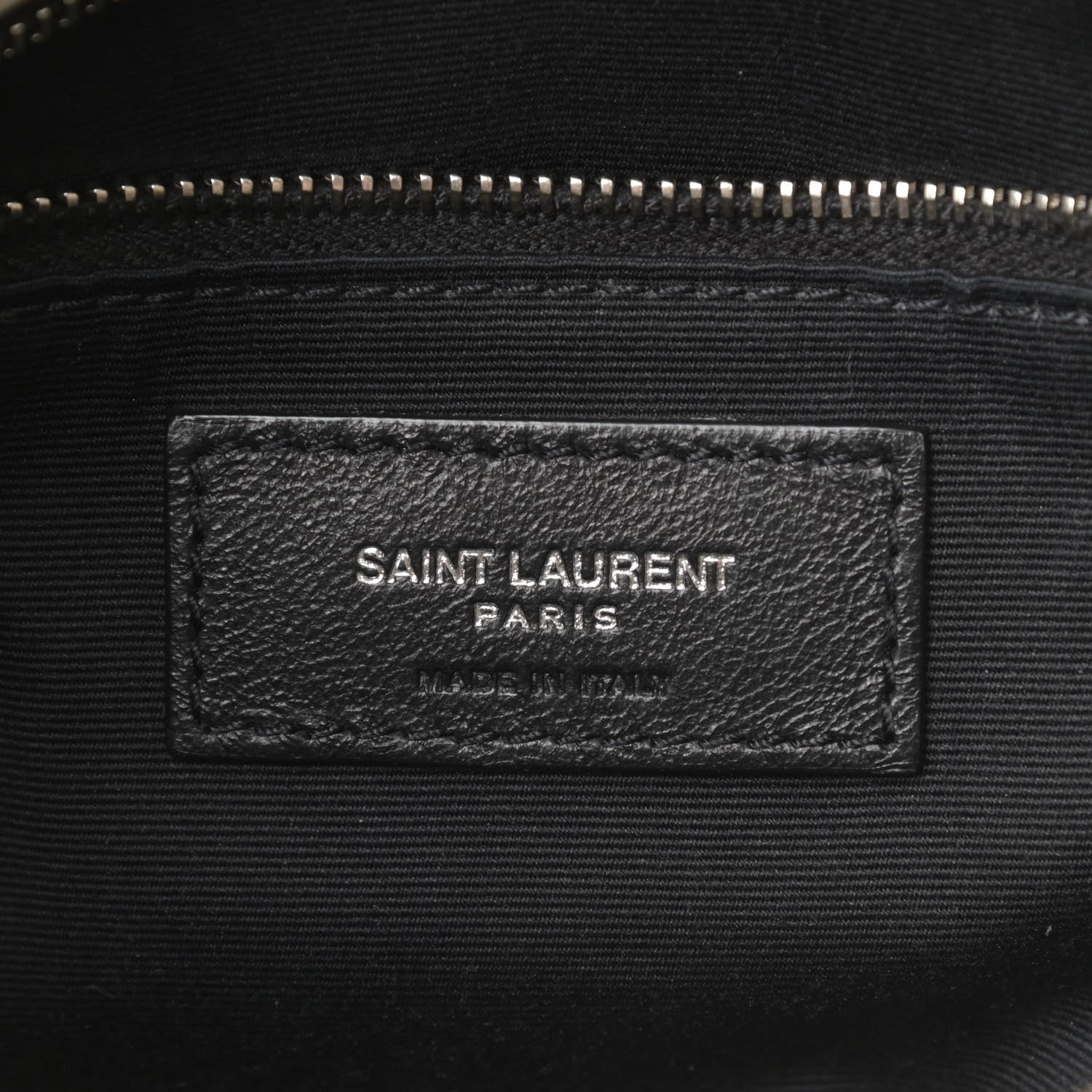 Saint Laurent Lambskin Quilted Small Loulou Puffer Monogram Chain Satchel Blanc Vintage 6 of 13