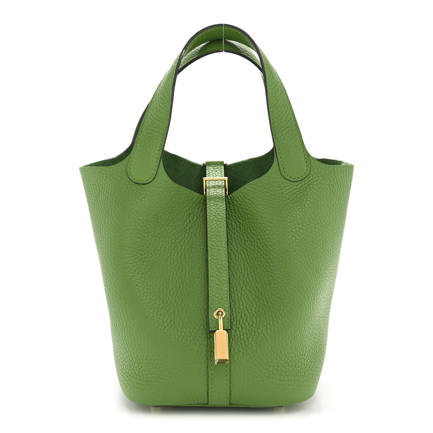 Hermes Taurillon Clemence Picotin Lock 18 PM Vert Yucca 1 of 12