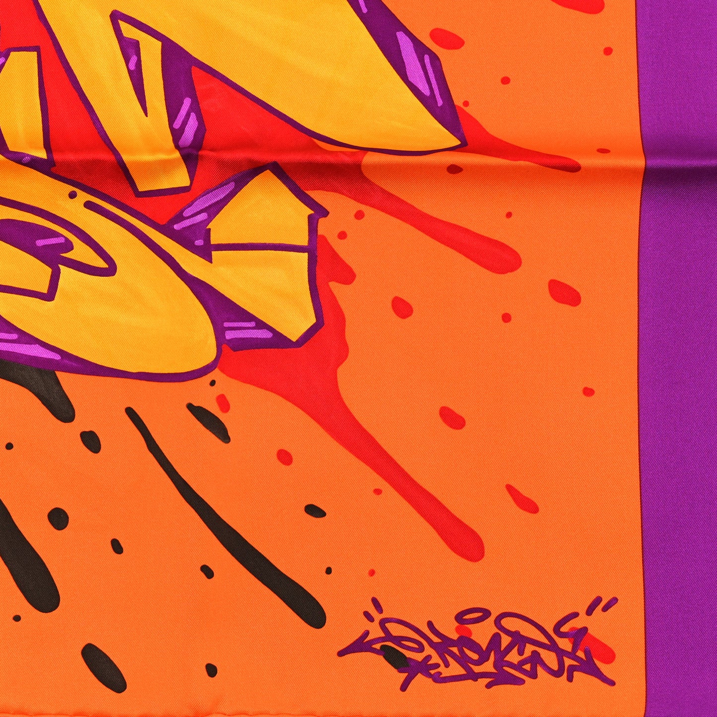 Silk Graff Hermes Graffiti Scarf 90