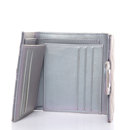 Chanel Iridescent Lambskin Quilted 2.55 Reissue Compact Flap Wallet Light Purple 5 of 9