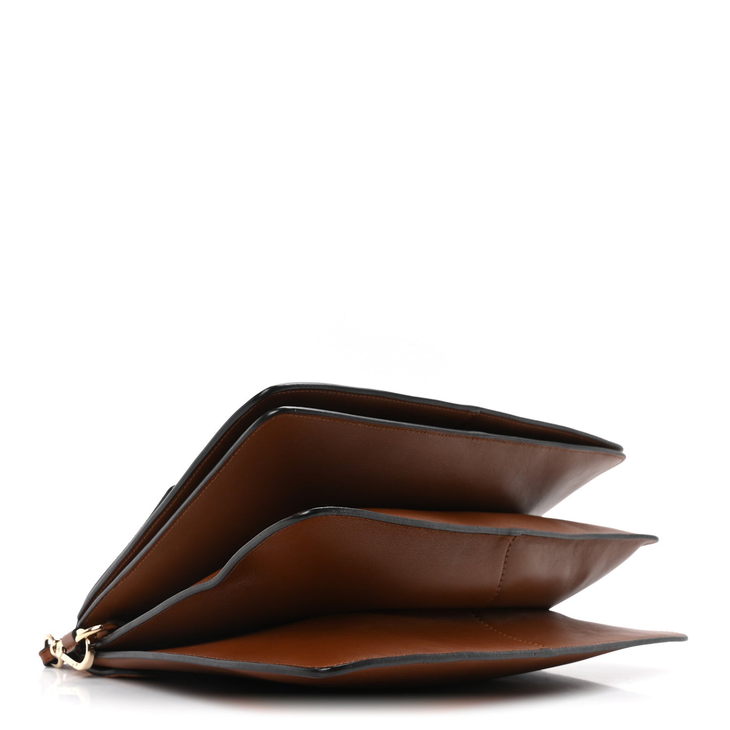 Suede Calfskin Medium Faye Shoulder Bag Tobacco