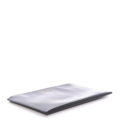 Saint Laurent Grain de Poudre Medium Zip Clutch Black 4 of 7