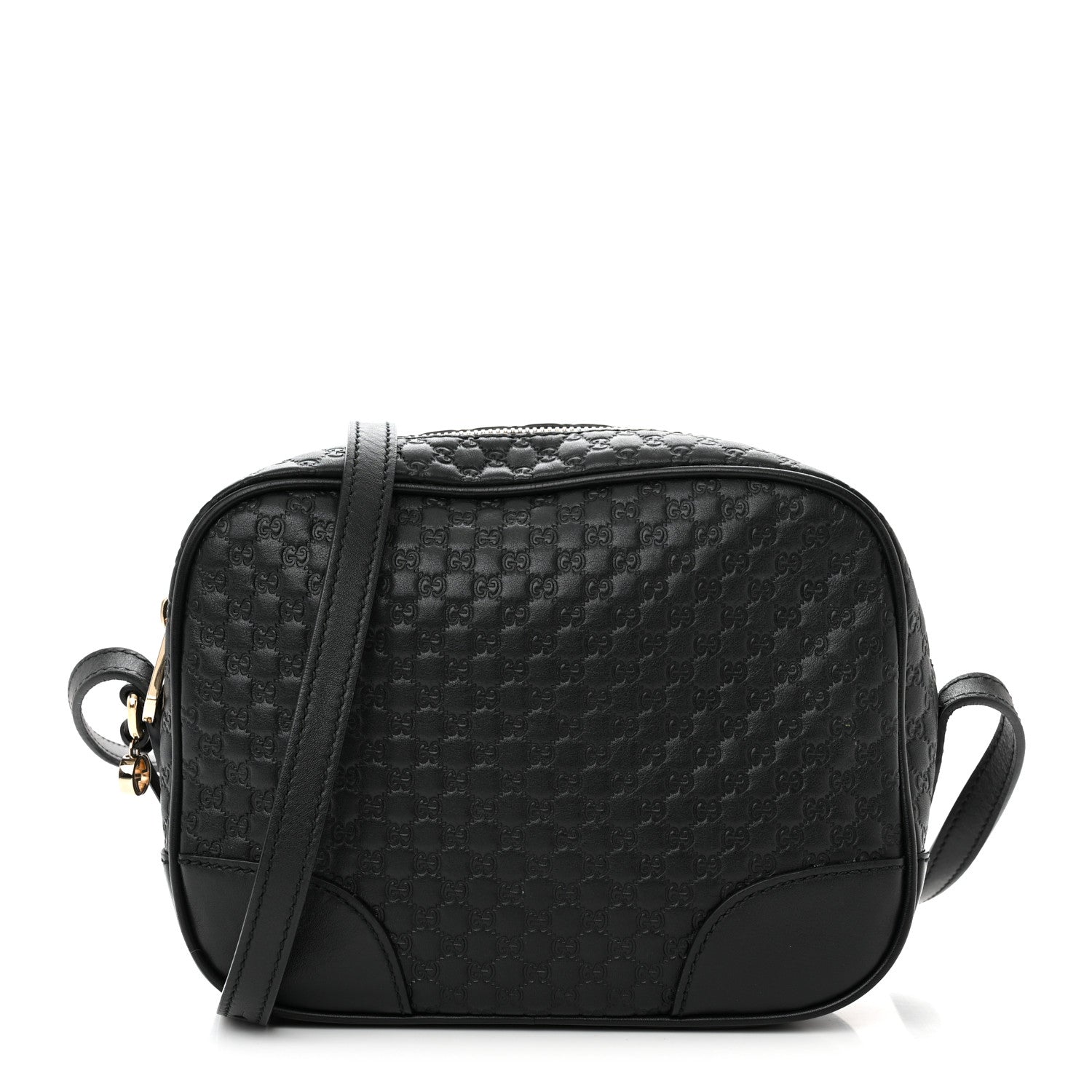 Gucci Microguccissima Mini Bree Messenger Bag Black 1 of 11