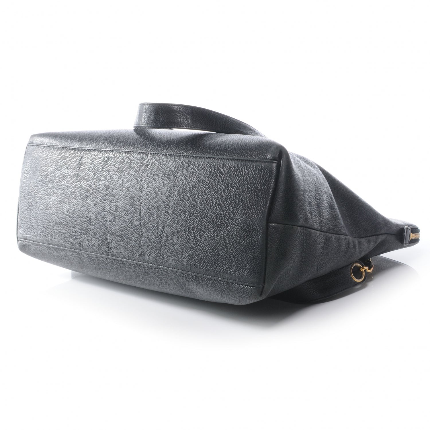 Chanel Caviar Large CC Shoulder Bag Black 4 of 7