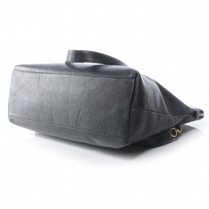 Chanel Caviar Large CC Shoulder Bag Black 4 of 7
