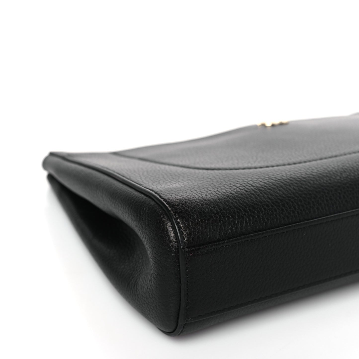 Grained Calfskin Large Neo Executive Cosmetic Case Black