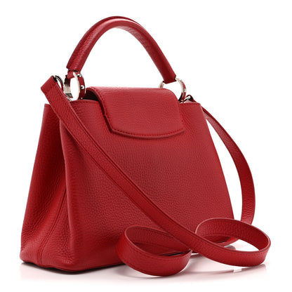 Louis Vuitton Taurillon Capucines BB Scarlet Red 3 of 10