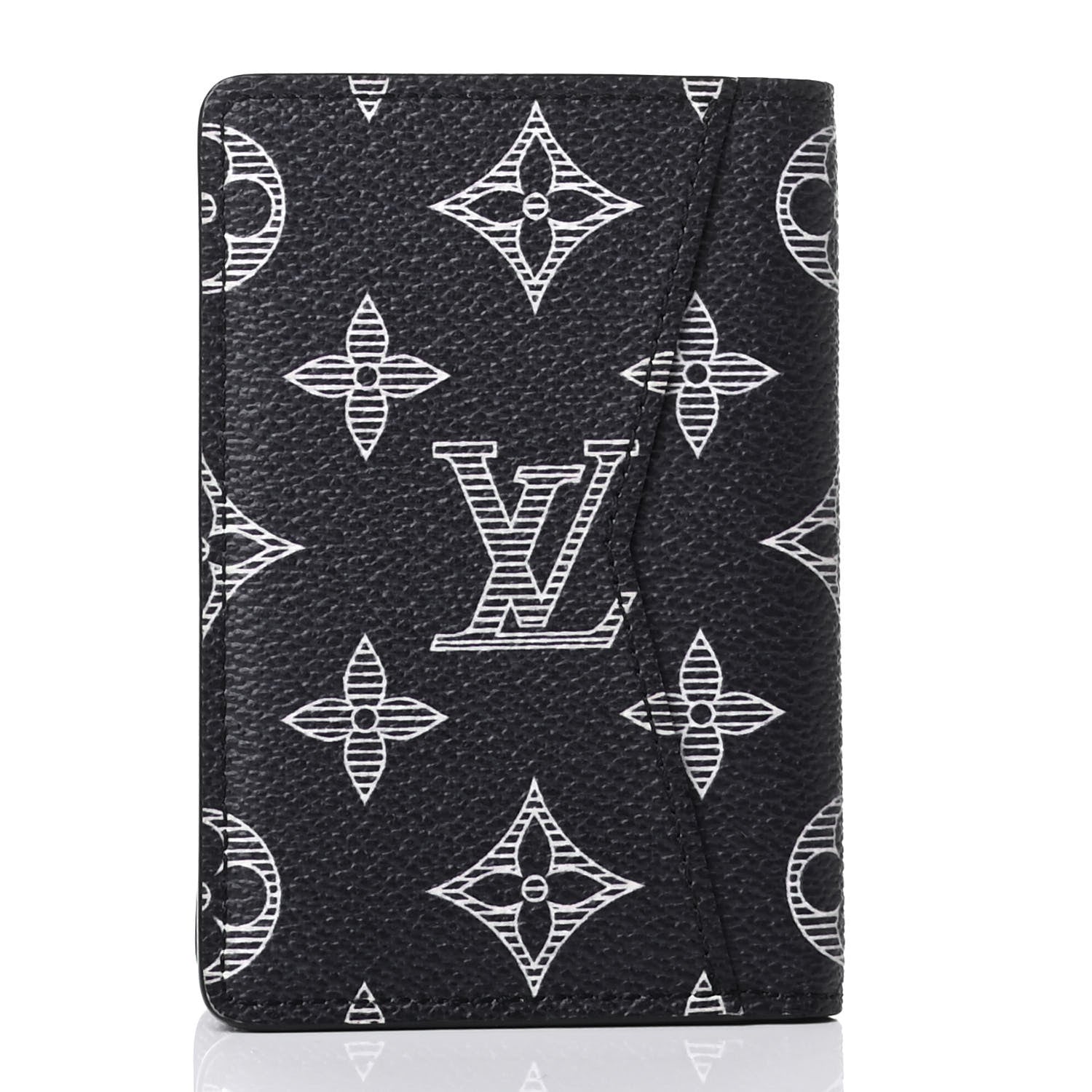 Louis Vuitton Savane Monogram Chapman Rhinoceros Pocket Organizer Encre 2 of 5
