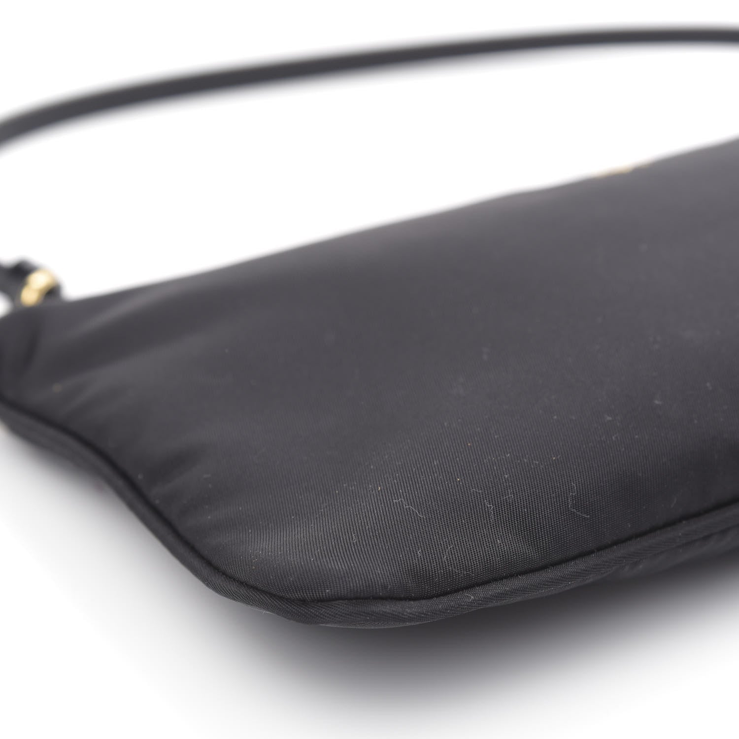 Prada Tessuto Nylon Pochette Bag Black 8 of 9