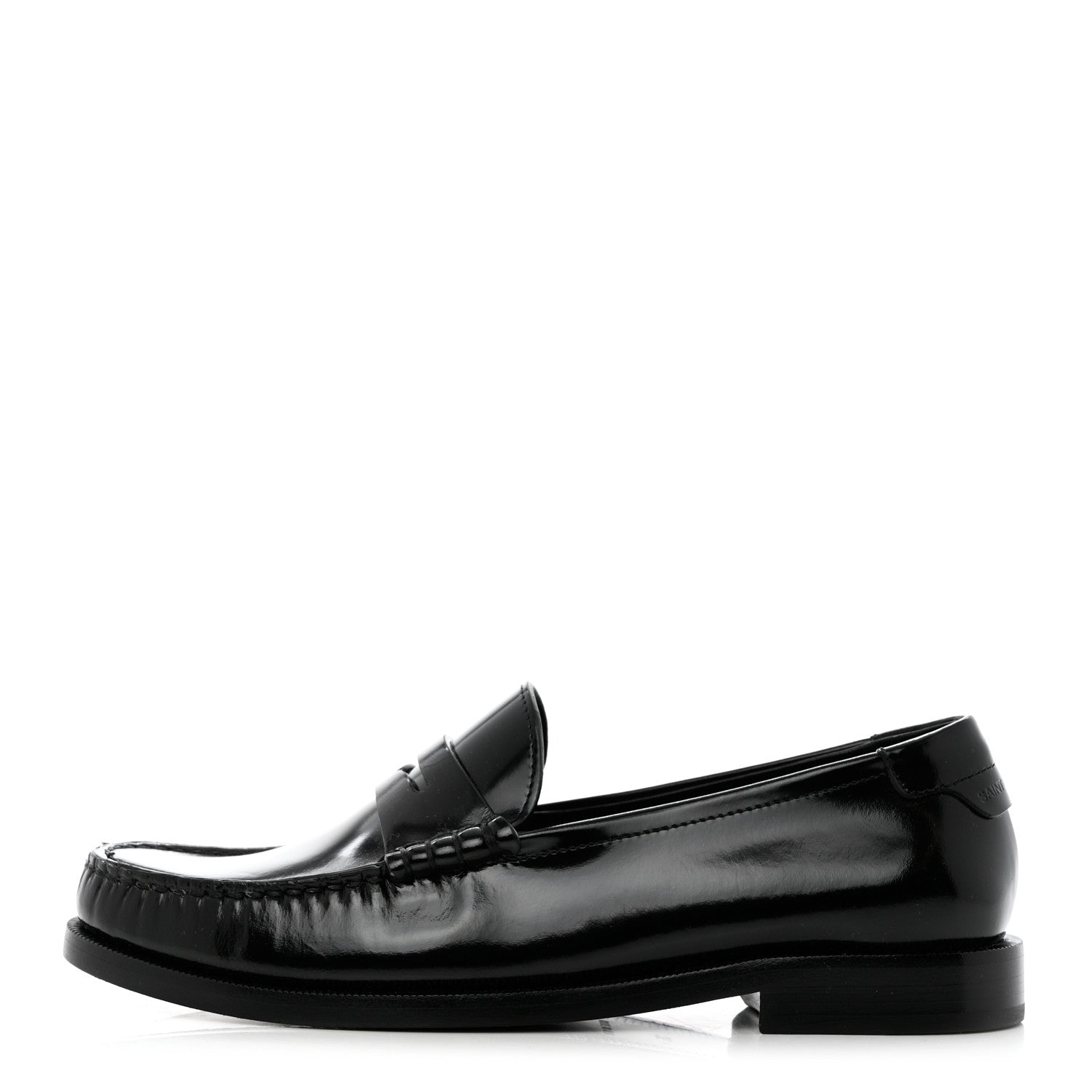 Saint Laurent Calfskin Penny Loafers 36 Black 1 of 8