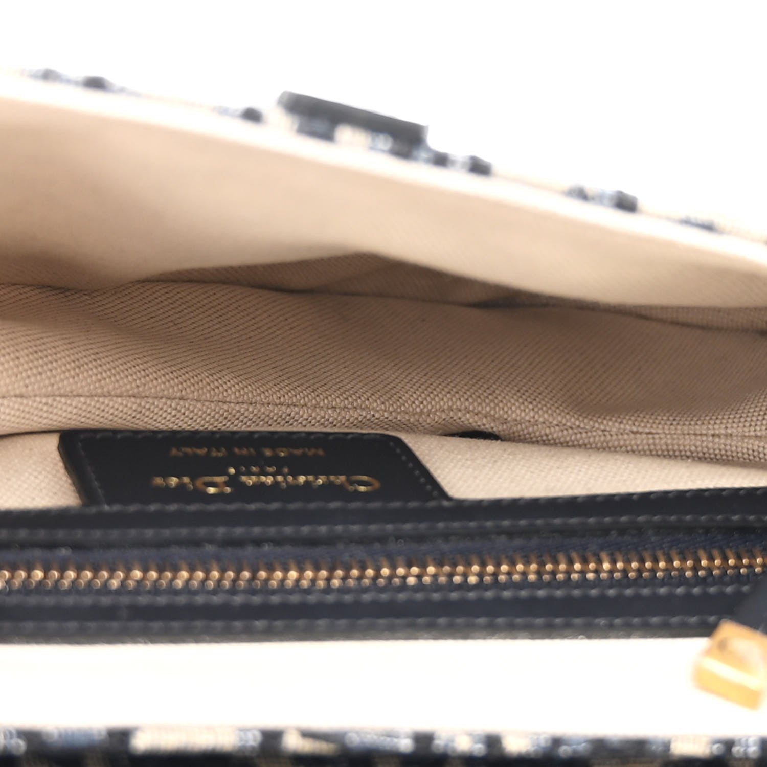 Christian Dior Oblique Saddle Bag Blue 5 of 10