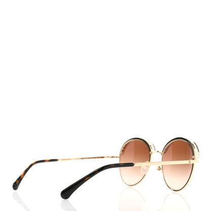 Chanel Round Pearl Sunglasses 4247-H Gold 4 of 8