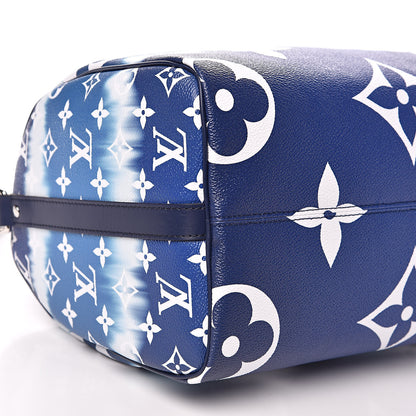 Louis Vuitton Monogram Escale Speedy Bandouliere 30 Blue 8 of 11