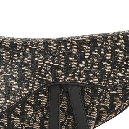 Christian Dior Monogram Saddle Bag Black 8 of 14