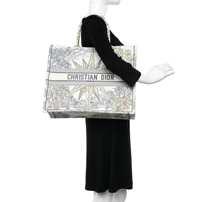 Christian Dior Canvas Embroidered Large Rêve d'Infini Book Tote Multicolor 2 of 12