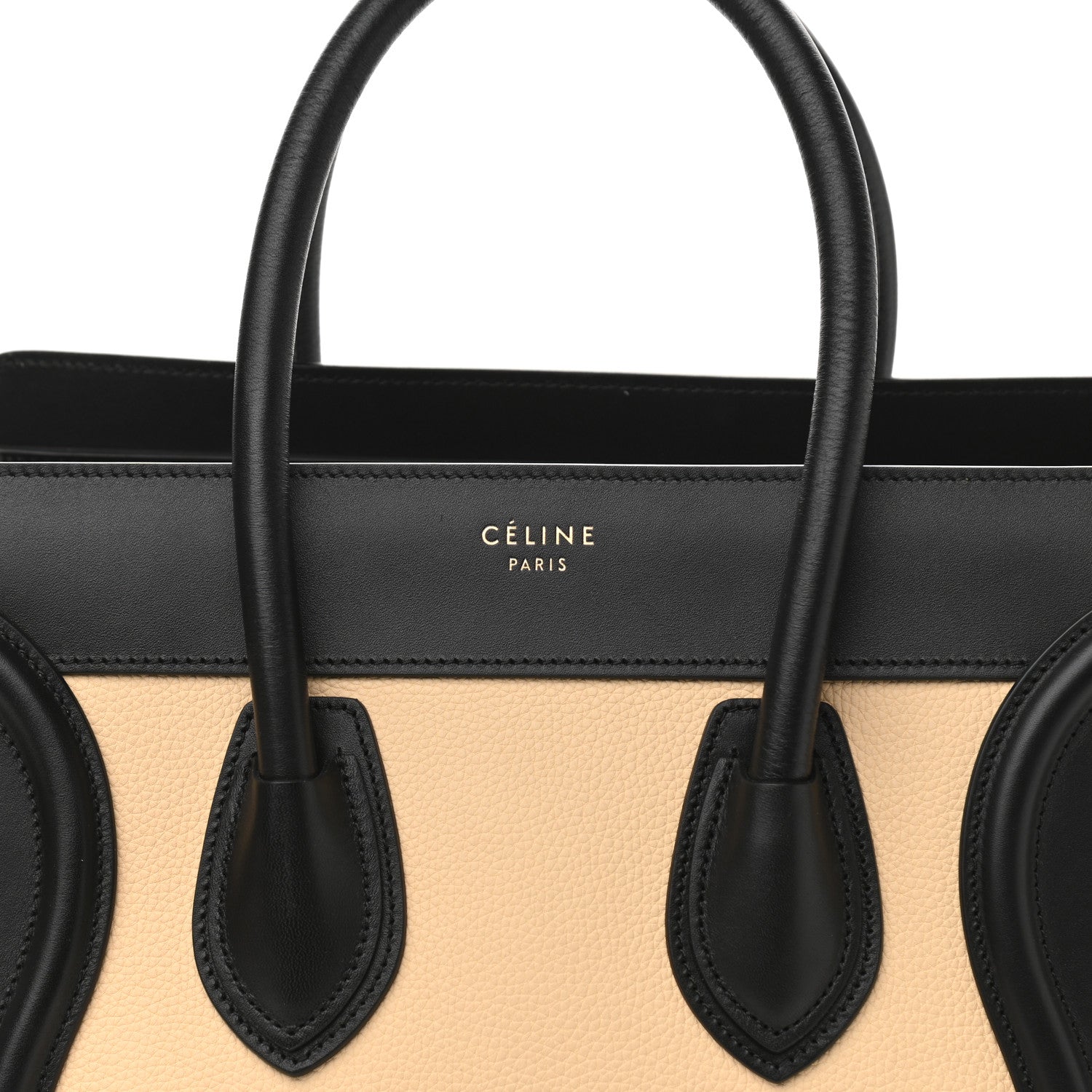 Celine Baby Grained Calfskin Nubuck Micro Tri-Color Luggage 7 of 9