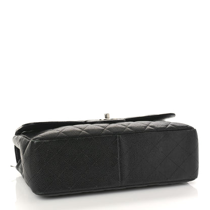 Chanel Caviar Quilted Jumbo Double Flap Black 4 of 17