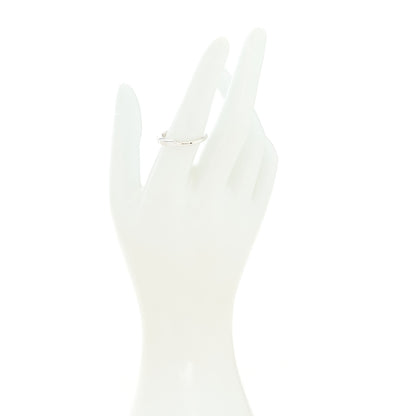 Tiffany 18K White Gold Lock Ring 52 6 2 of 5