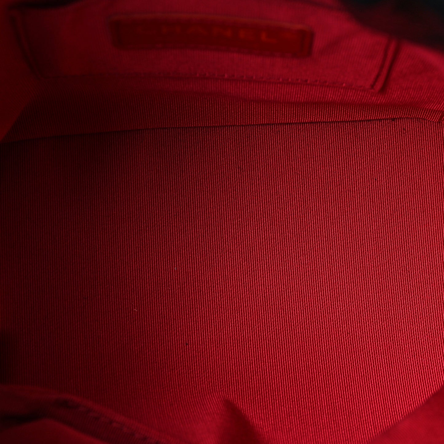 Lambskin Stitched Drawstring Bag Black