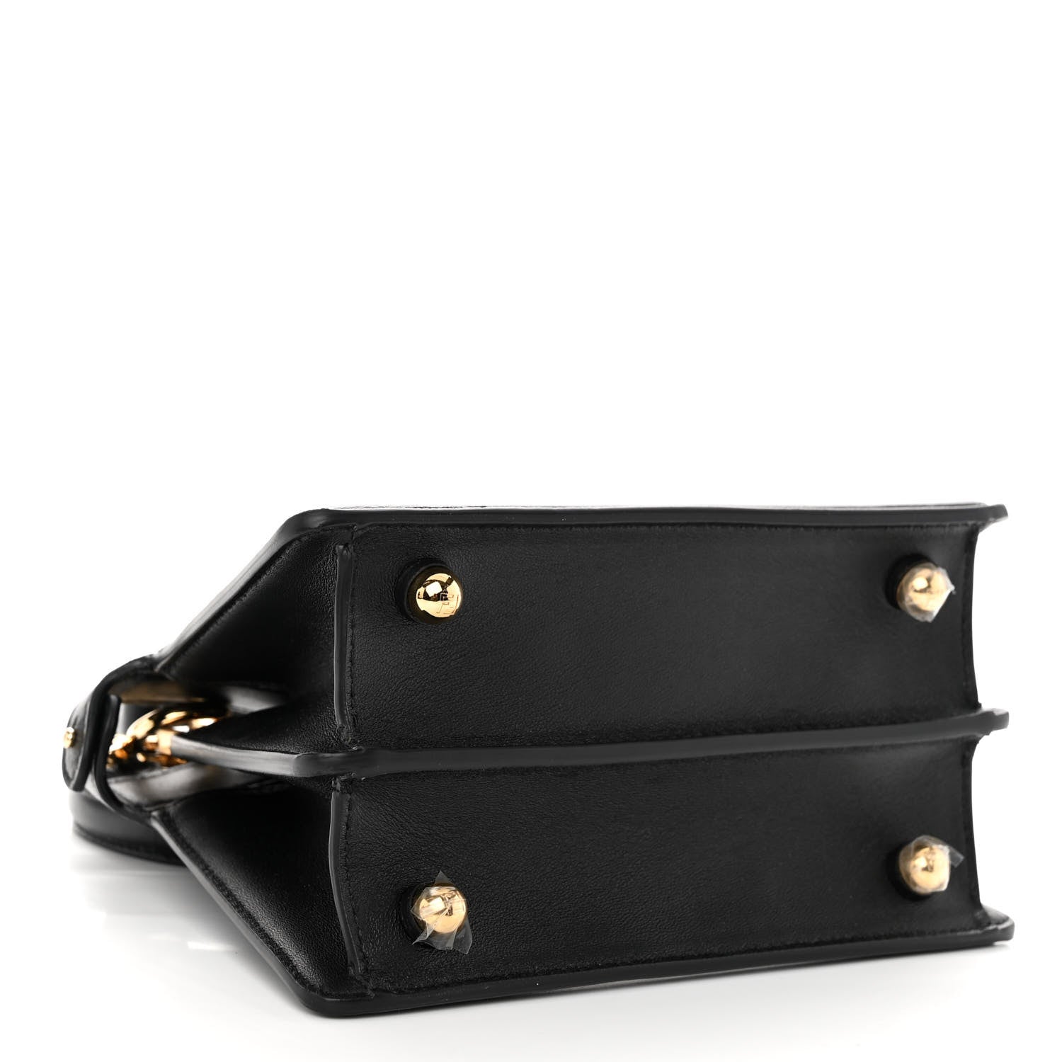 Fendi Shiny Nappa Petite Peekaboo I SEE U Satchel Black 4 of 10