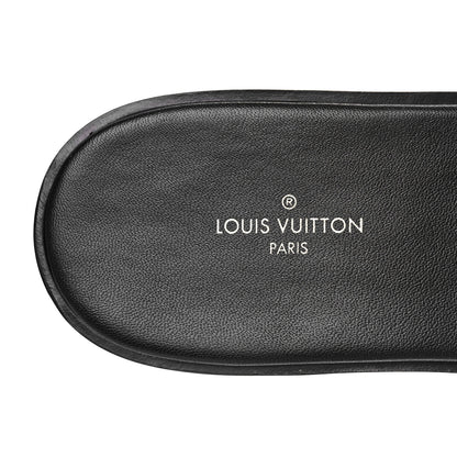Louis Vuitton Patent Monogram Lock It Flat Mules 37 8 of 9