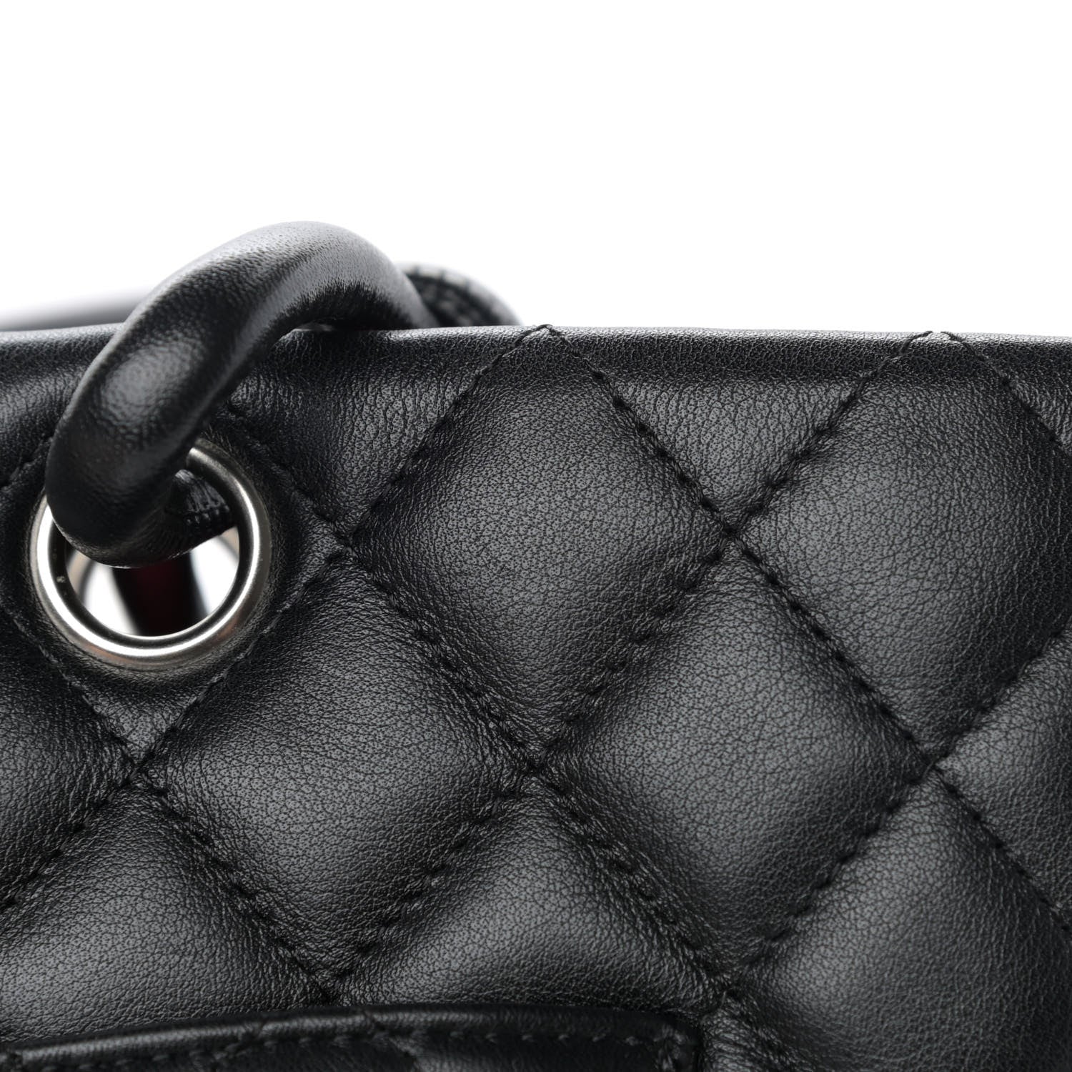 Chanel Calfskin Quilted Large Cambon Tote Black 14 of 16