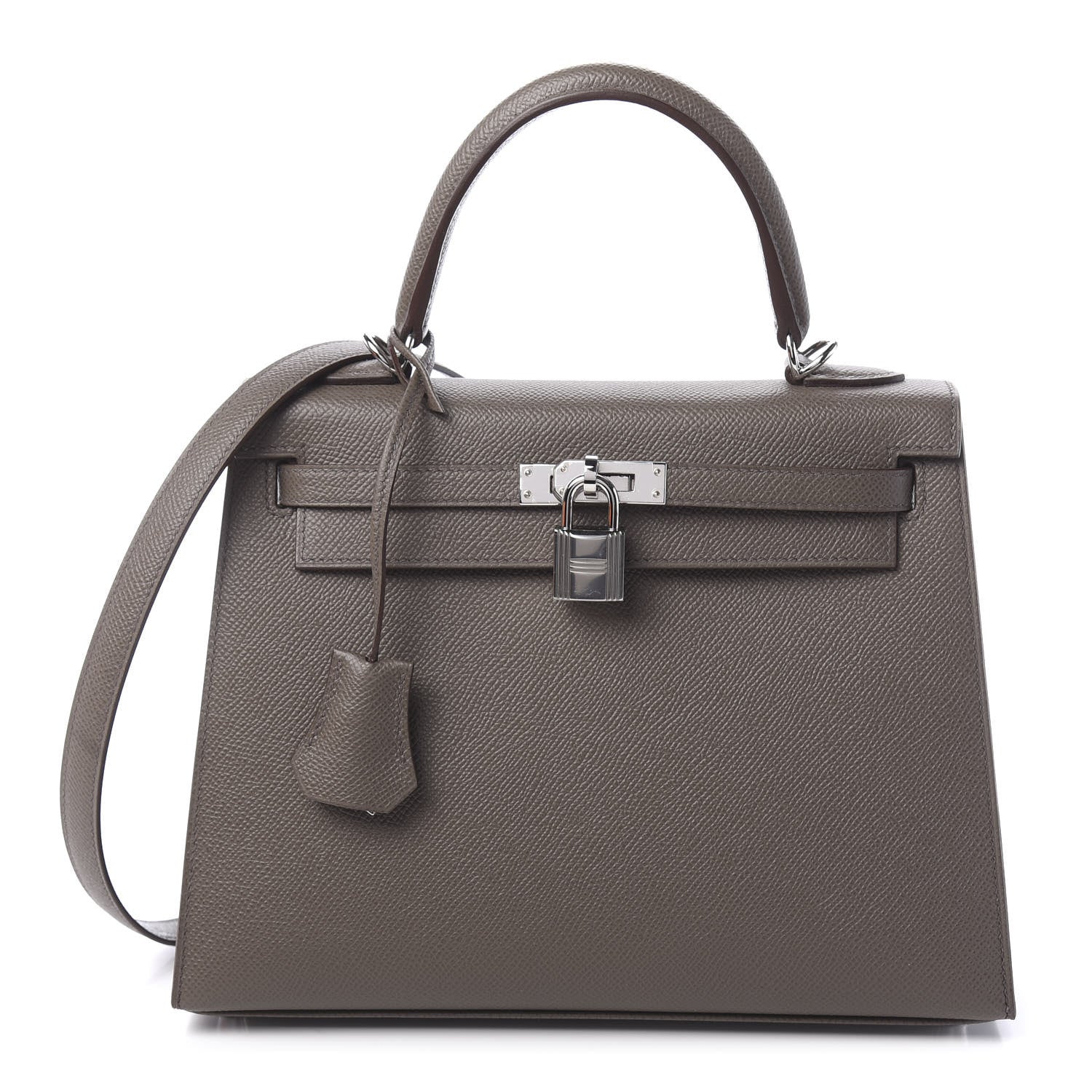 Hermes Epsom Kelly Sellier 25 Etain 1 of 12