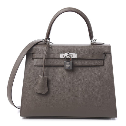 Hermes Epsom Kelly Sellier 25 Etain 1 of 12