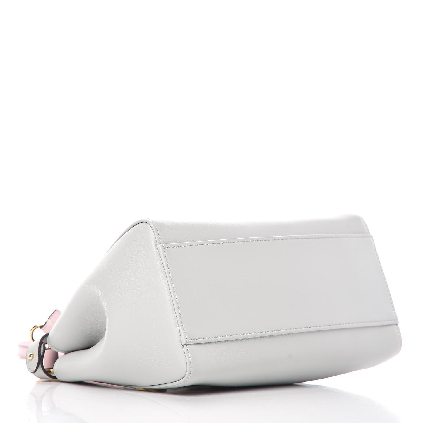 Nappa Colorblock Mini Peekaboo Iconic Satchel Grigio Perla Peonia Alga