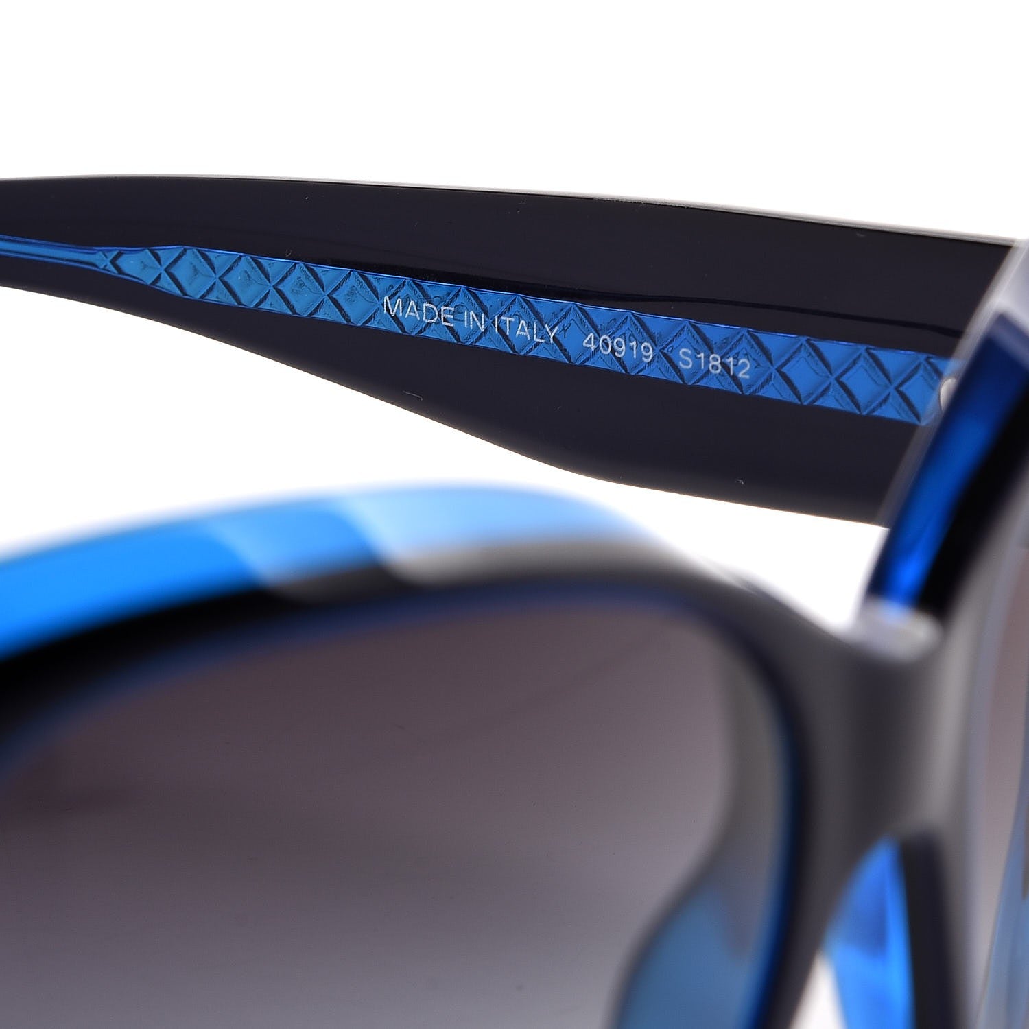 Chanel Mother of Pearl CC Sunglasses 40919 Blue 6 of 7