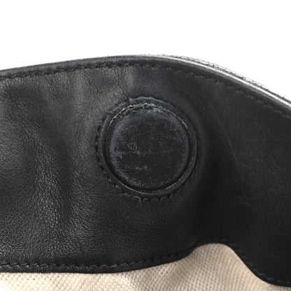 Gucci Guccissima Medium Bree Foldover Tote Black 12 of 15