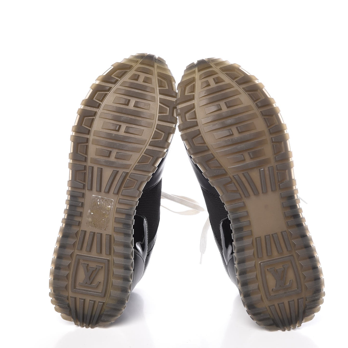 Calfskin Run Away Sneakers 36 Black