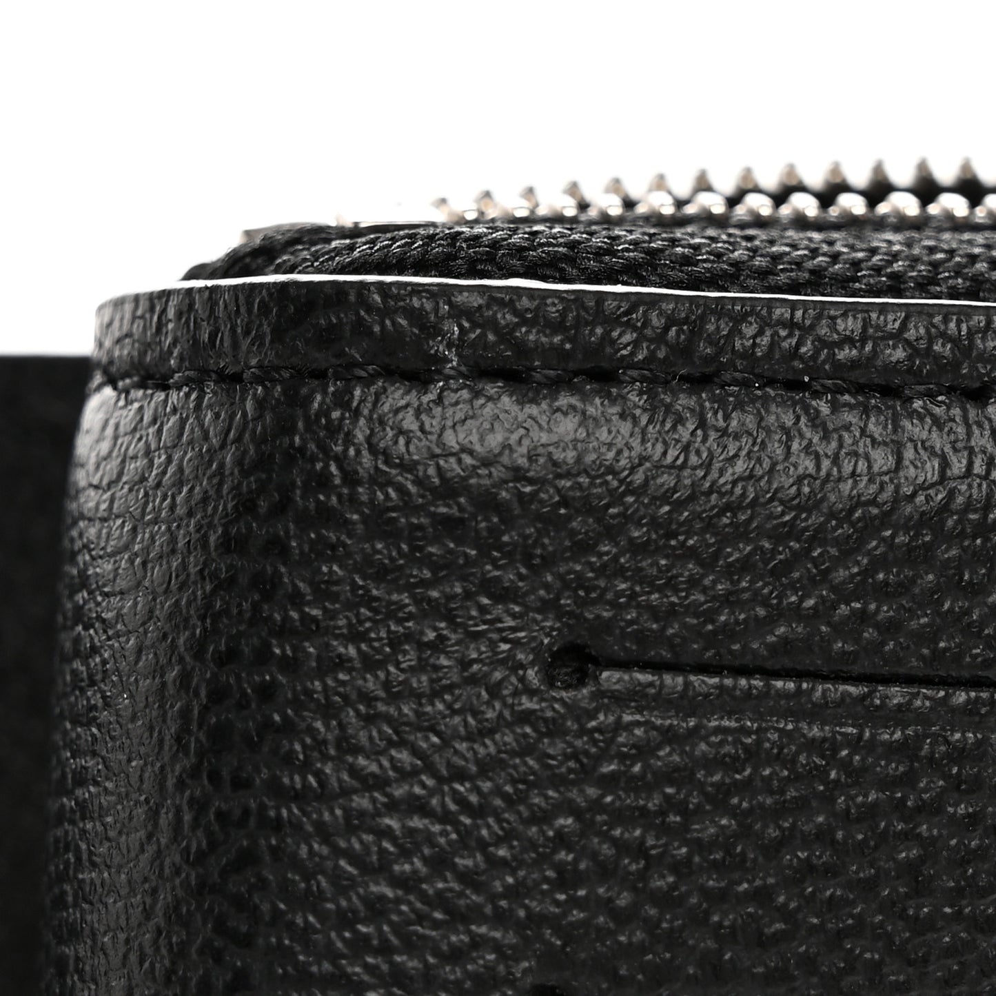 Lambskin Embossed Monogram Lou Coussin Wallet Black