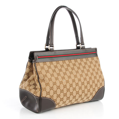Gucci Monogram Medium Mayfair Tote Dark Brown 3 of 8