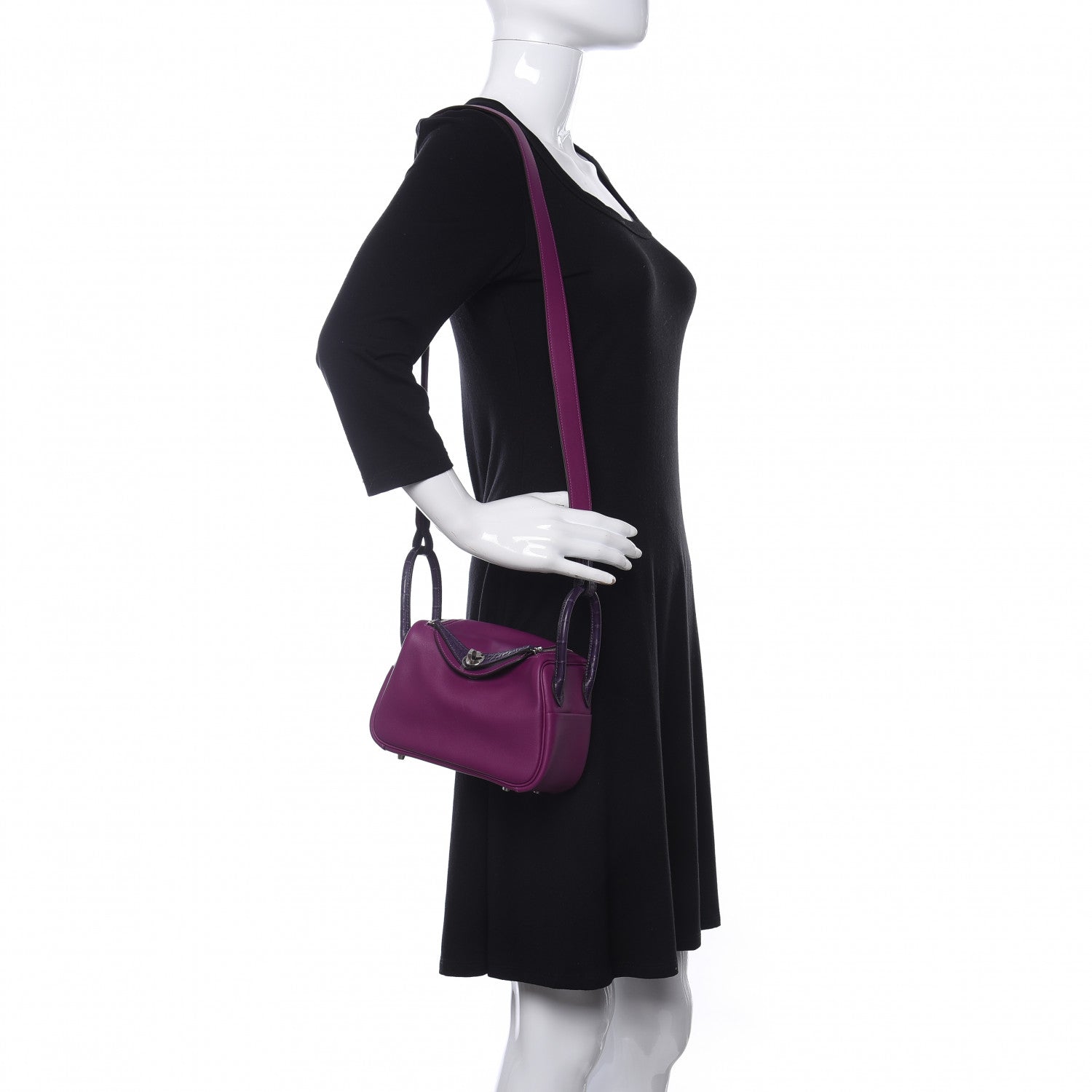 Hermes Swift Matte Alligator Mini Touch Lindy 20 Anemone 2 of 11