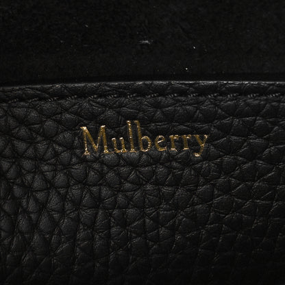 Mulberry Small Classic Grain Calfskin Amberley Satchel Black 6 of 8