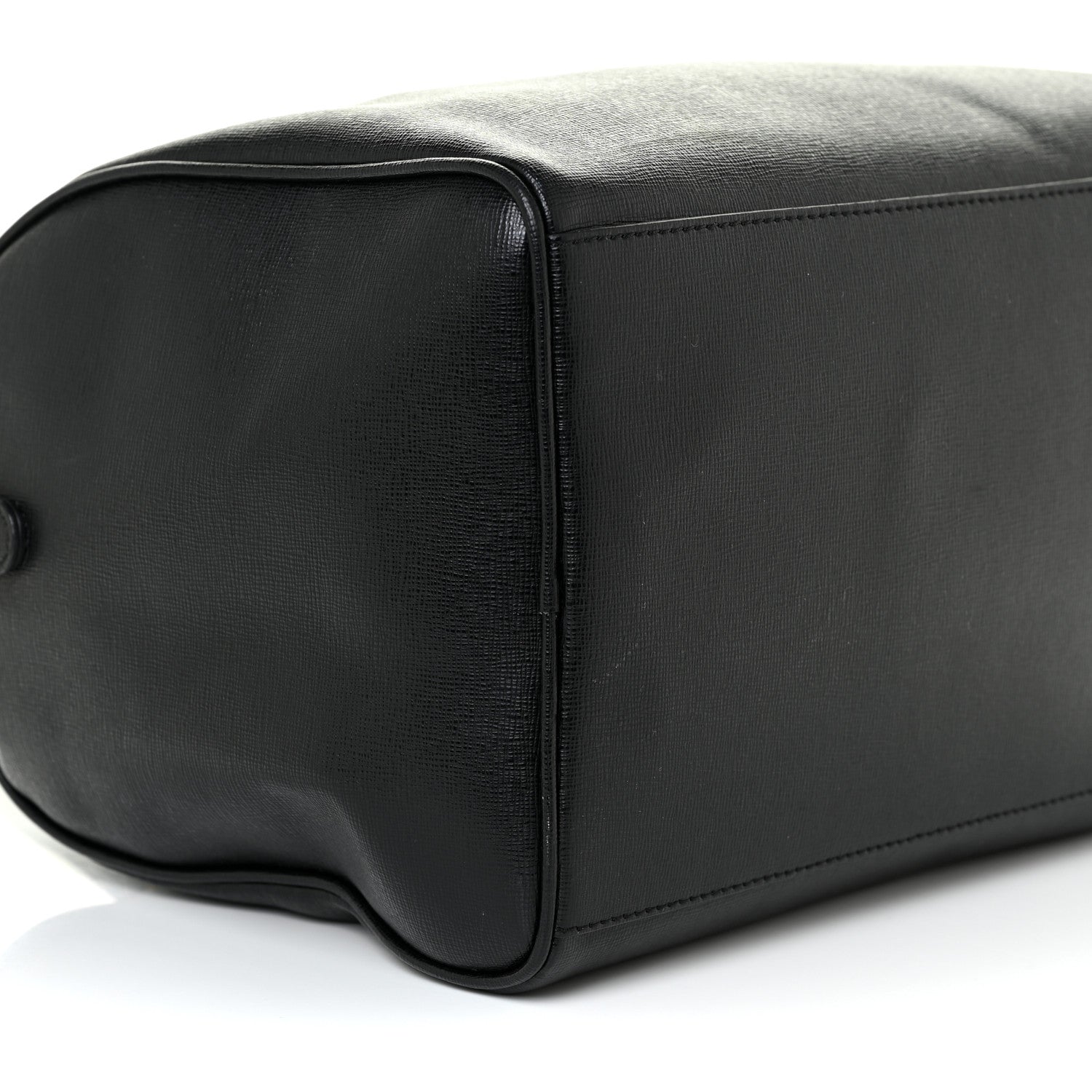 Versace Saffiano Calfskin Palazzo Duffle Bag Black 8 of 15
