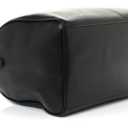 Versace Saffiano Calfskin Palazzo Duffle Bag Black 8 of 15