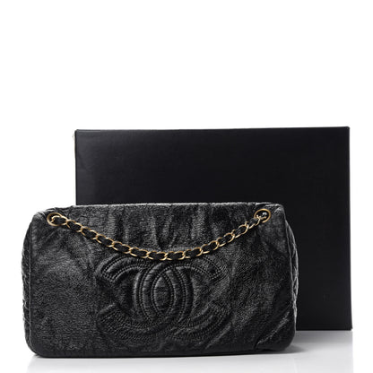 Chanel Vinyl Medium Rock and Chain Flap Black 10 of 10